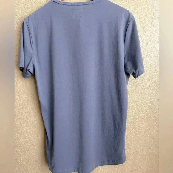 AO Henley Curve Hem -Cuts Clothing Short Sleeve Tee - Picture 3 of 6